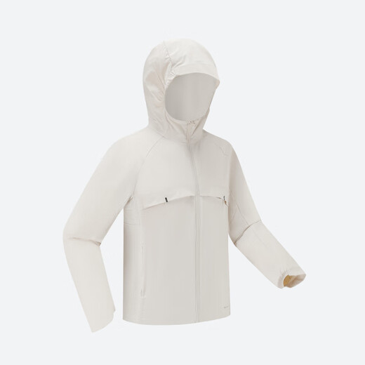 Decathlon (DECATHLON) Children's Cooling Sun Protection Clothing Breathable Sun Protection Clothing UPF500+ Summer Lightweight Jacket for Boys and Girls 2024 New Milk Tea Coffee 80 123-130cm 7-8 years old