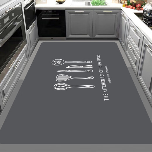 Dongyunlu 2024 new kitchen floor mat silicone bottom kitchen special floor mat absorbs water, oil, and non-slip No. 1 Contact for custom size
