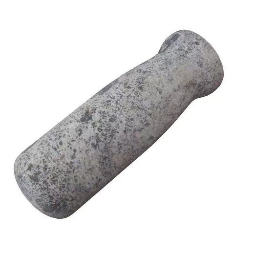 Meikejie garlic pounder handle, grinding rod, medicine pestle, stone mortar handle, garlic mortar, household grinding rod, medicine pestle, natural bluestone length 14 cm bluestone hammer