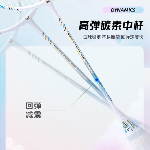 Témoins (avec l'esprit) Témoins Badminton Racket Single Shot Ultra-Light Full Carbone Fiber Fibre professionnel offensif Professional TH TRACH
