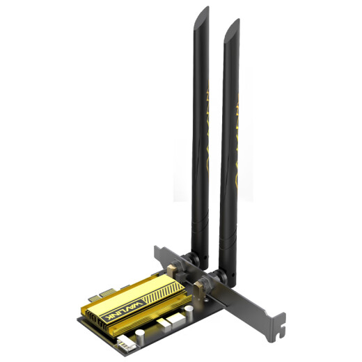 睿因（Wavlink）WN675X3-C AX210无线网卡Intel千兆高速电竞游戏WiFi6台式机专用内置PCI-E网卡wifi接收器蓝牙5.3