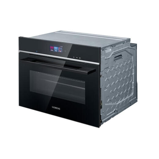 
Siemens (SIEMENS) 47-liter German imported steam oven 4D hot air bending grilling precision-controlled probe steaming and baking machine Multiple self-cleaning sub-boiling lock fresh steaming oven CS736G3B1W Black