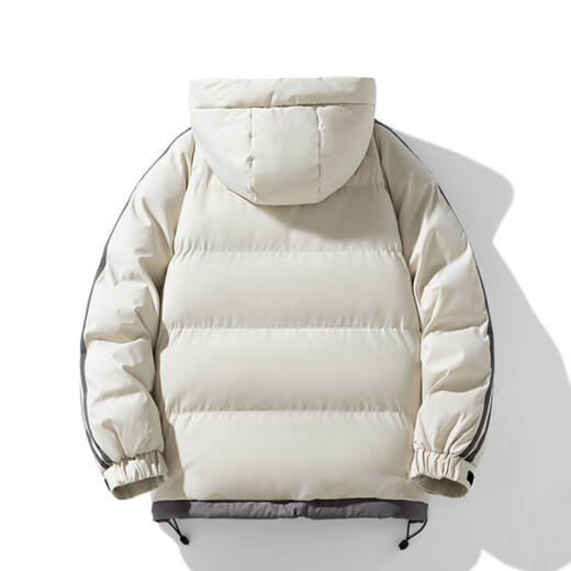 Cotiza de algodón de algodón para hombres en invierno Nuevo algodón de algodón para hombres calidez de la chaqueta de terciopelo de pan plumado engrosado para hombres en 9789 gris xl [120-140jin [Jin equivale a aproximadamente 0.5 kg]]