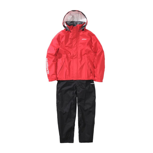 SHIMANO Clothing RA-027Y Fishing Suit Outdoor Taiwan Fishing Rainproof Breathable Suit Fishing Suit Red XL