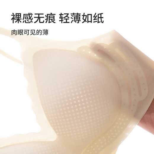 Urban Beauty Underwear Women's 10A antibacterial sports cool ice silk seamless summer thin push-up bra foundation liquid skin XL