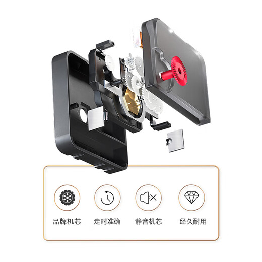 Puduo Clock Decoration HOME DECOR New Chinese Style Table Clock Living Room Desktop Pendulum Clock Art Clock Table Clock TV Cabinet Atmospheric Internet Celebrity Ornament Desktop Clock Large Size 30*32cm