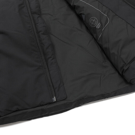 Adidas adidas women's winter regular duck down 600 puff black hooded down jacket JG3866 A/XL