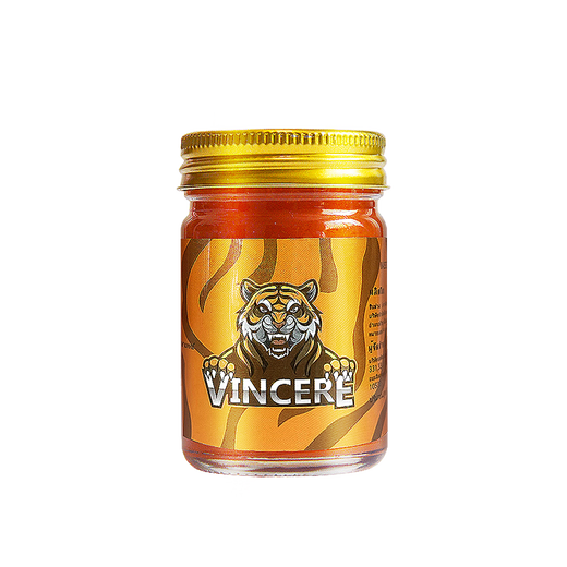 VINCERE泰国进口老虎膏运动防护舒缓肌肉酸痛修复乳膏清凉油按摩膏50g