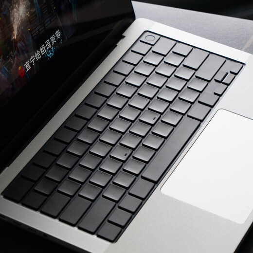 Apple MacBookpro Air Huawei Honor Xiaomi Lenovo Laptop Keyboard Film Aufkleber Film Transparent Black 1049 mit Fingerabdruck No-Slyboard-Tastaturbeleuchtung