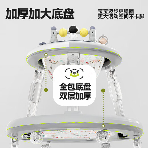 ANGI BABY婴儿学步车男女孩多功能防侧翻助步车儿童玩具礼物