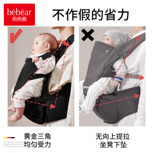 Hug Bear Baby Strap tabouret Front Front Hug Baby Artefact Baby Multifinection NOUVELLON STRAP HORIZONTAL HUB SOUTIEN ENFANT CEINTURE HUB CEULLE MIST: HUB BURDER HORIZONTALLED, PEUT ÊTRE UTILIS