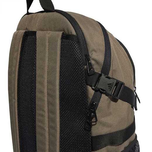 Adidas (Adidas) Bolsa para hombres Bolso para mujeres Mochila 2025 Summer NUEVO ALIMO ESTUDIANTE Mochila para niños Mochila para niños Tendencia de bolsa casual HR9794 Capa de roca Olive Green/48*30*13cm