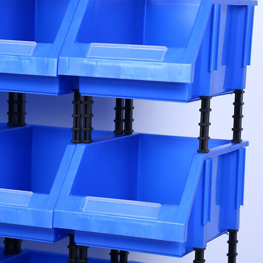 Pachin oblique mouth storage box parts box plastic box screw box hardware accessories classification material box shelf tool box main picture C8 (150*107*75) oblique mouth box