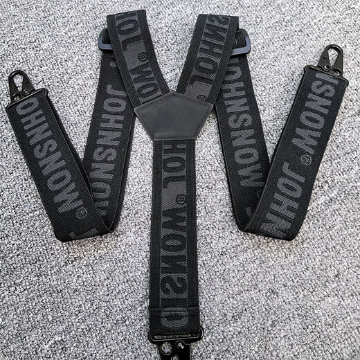 JOHN SNOW ski pants accessories elastic suspenders connecting pants length adjustable men's and women's children's black version