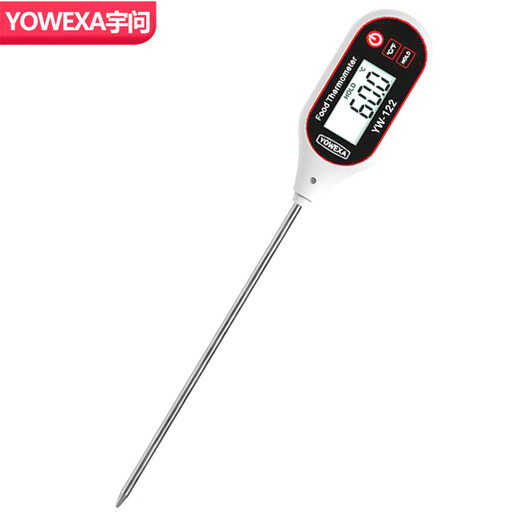 YOWEXA宇问-50~300℃刺入式探针温度计YW122厨房油温水温度测试仪测温仪