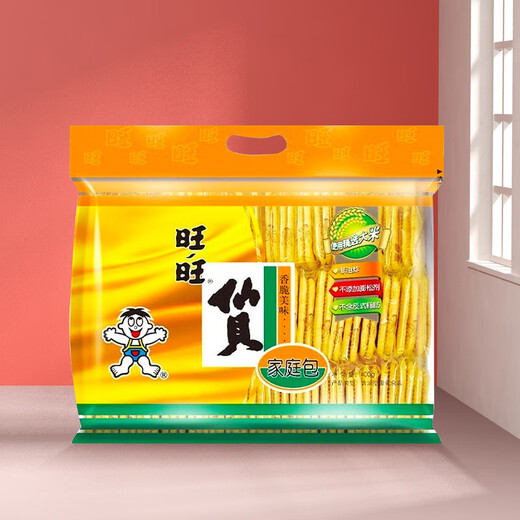 旺旺 仙贝雪饼大米饼400g 经典办公出游休闲膨化零食品点心小吃 仙贝400g