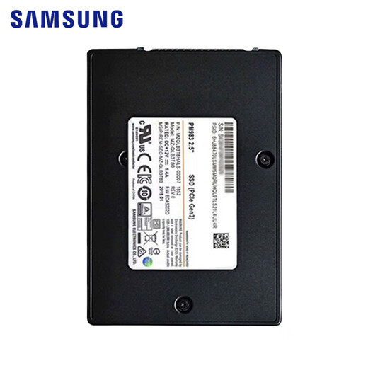 Samsung PM983A (Samsung) Conduzador de estado sólido de clase empresarial SSD SSD Disco duro U.2 Interfaz NVME Protocolo PM983 U.2 Interfaz PCLE3.0 7.68T