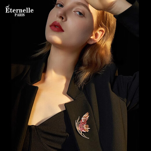 Eternelle French Eternal Original Design Brooch 2025 New Butterfly Bouquet High-end Light Luxury Teacher's Day Gift