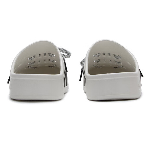
Adidas official ship store casual shoes men's shoes 2025 autumn new sports shoes outdoor breathable hole shoes beach slippers JH9849 white 42