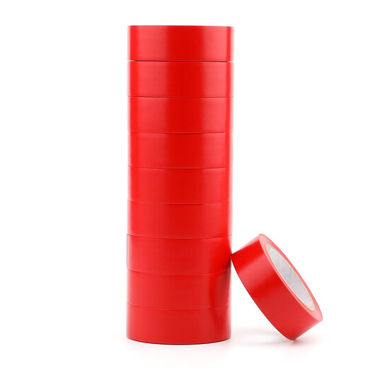 Wenstan WST1047 Tape Electrician Tape High Viscosity Waterproof PVC Insulating Tape Electrical Tape Red 9m