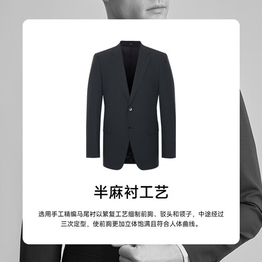 SHACHI LUMBRE LUXE LOCE Veste de costume masculin