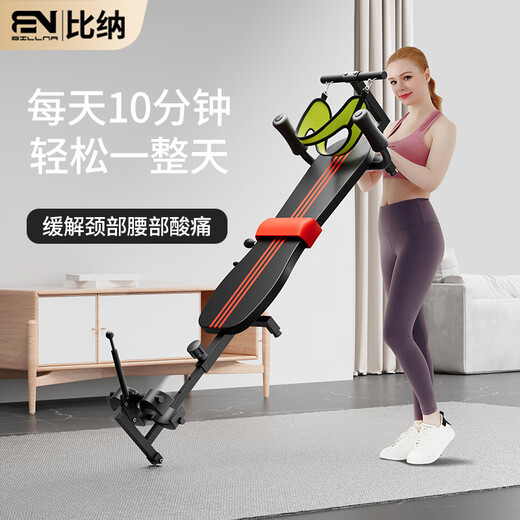 Bina Lumbar Cervical Spine Retraction Lumbar Disc Herniation Screw Relief Lumbar Correction Household Stretching Equipment [Basic Style] Waist Stretching
