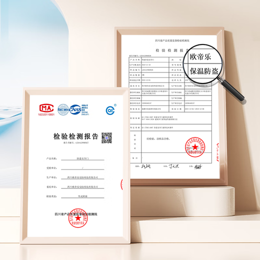 欧帝乐（OUDILE）现代加厚甲级防盗门入户门+保温锌合金新式发泡填充暗铰链+智能锁 问智S9 人脸锁 2250*1050
