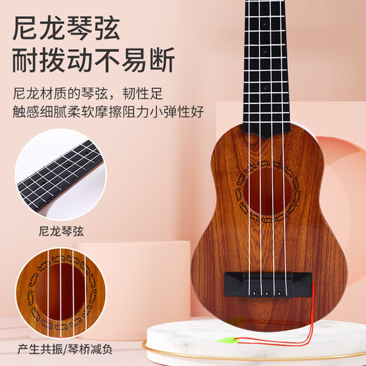 Ukulele Kinder kleine Gitarrenspielzeug -Mädchen und Jungenanfänger können Musikinstrumente spielen UKLILI RAND