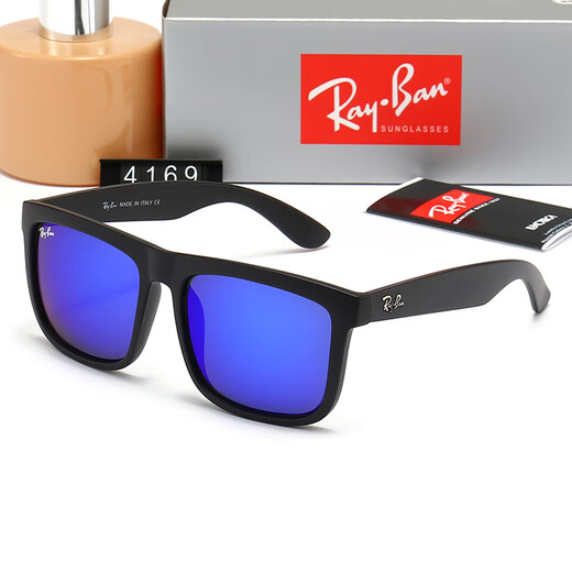 Tyrannosaurus 2023 new sunglasses European and American original single women's high-end glass sunglasses women black frame black gray film