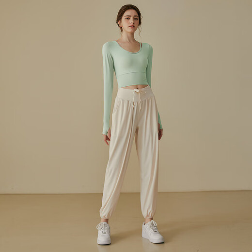 LULUUVTTOH yoga clothing suit for women with chest padded sports top summer quick-drying breathable running training Pilates fitness clothing for women taro top M (suitable for 100-120 Jin Jin equals 0.5 kg)