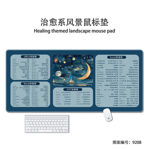 Tricolor cat mouse pad shortcut keys oversized office desk pad for boys and girls excel healing landscape notes 12415 I have to examine myself three times every day and I am not wrong 60cmx30cmx2mm