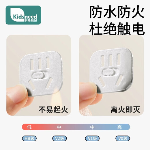 Kosdeni socket anti-child electric shock protective cover baby plug safety plug baby power switch plug hole blocking cover two holes + three holes - 12 pieces