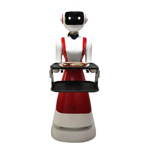 
Zhijian Intelligent Robot Restaurant Hotel Transfers and serves dishes and welcomes guests to restaurants and imitates the human-shaped meal delivery robot waiter