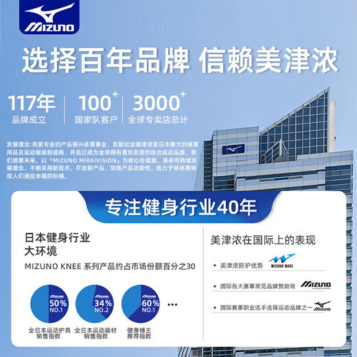 Mizuno (Mizuno) коленная подушка спортивная мениска по коленную чашечко