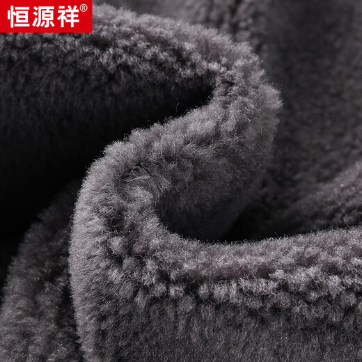 Abrigo de lana hengyuanxiang 100% lana para hombres 2024 otoño e invierno abrigo de lana nueva para hombres chaqueta de solapa para hombres gris m