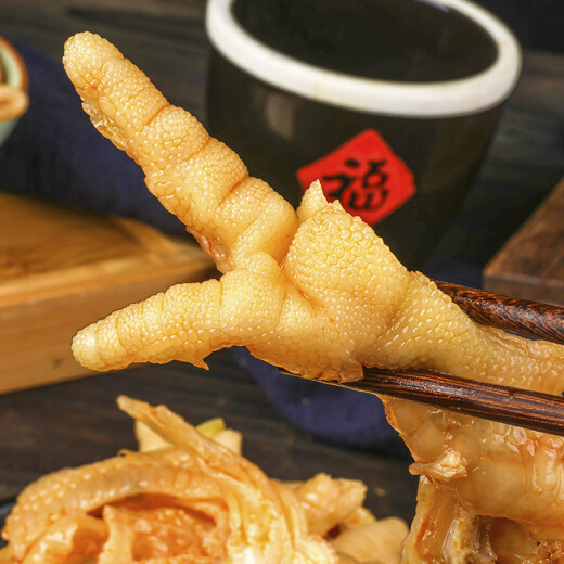 Ba Jian spicy boneless chicken feet 1kg frozen solids content 60% snack