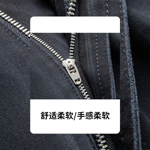 
Tommy Xikelly Tommy Xikelly straight jeans men's casual pants spring and autumn new loose middle-aged dad long trousers 3892 deep blue 29