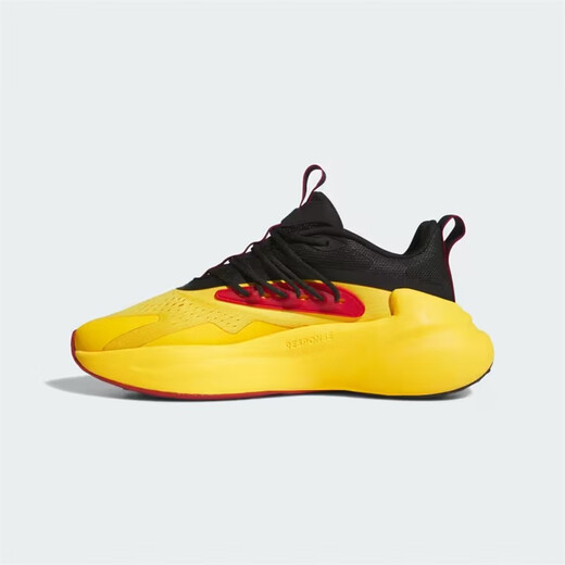 阿迪达斯 （adidas）男鞋AlphaBoost V2 新款复古休闲轻便透气减震运动休闲鞋男老爹鞋 黑黄IH3886 38.5