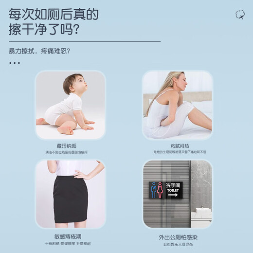 Shantou Lincun butt wiping wet wipes for men, individually packaged wet toilet paper, family pack, toilet cleaning, water flushable, butt wiping for men and women, 50 pieces*5