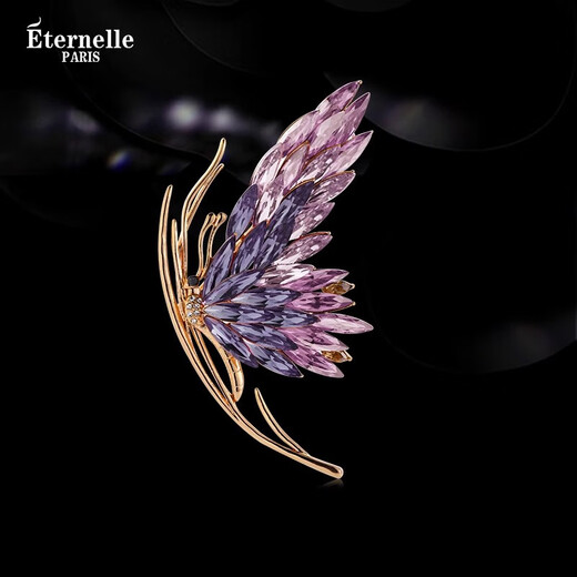 Eternelle French Eternal Original Design Brooch 2025 New Butterfly Bouquet High-end Light Luxury Teacher's Day Gift