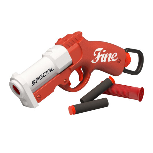 
Qinmanhai short tube shell casting soft bullet launcher children's toy gun S686 shotgun boy soft bullet gun science and education model batch 2061 mini S686 (black sand)
