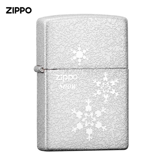 ZIPPO打火机正版芝宝男士打火机个性定制送男友礼物 雪花-5【单机无油】TC9901QT