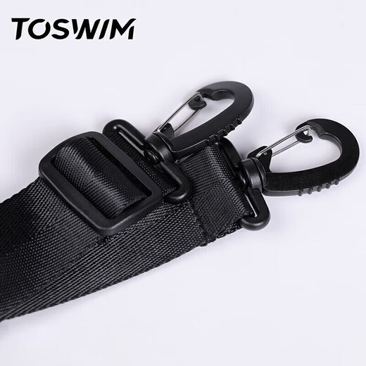 Toswim Tuosheng Schwimmpaket nasses und trockener Trennung Männer und Frauen wasserdichtes Speicherpaket Side Cross Rucksack Fitness Sportpaket Schwarzer Jäger