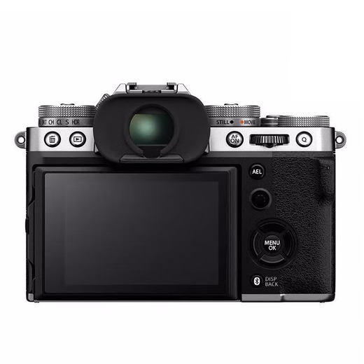 Fuji X-T5 XT5 XT50 XT4 upgraded mirrorless digital camera Vlog anti-shake 6K retro camera XT5 silver body without lens plus 128G high-speed memory card + original battery