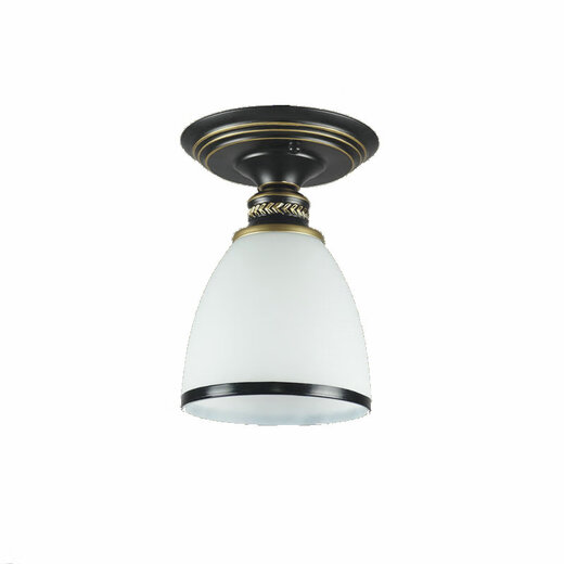 Yilin European style single-head small ceiling lamp balcony aisle entrance lamp kitchen and bathroom lamp cloakroom lamp iron ceiling LED lamp flower bud ceiling free 12 watt corn