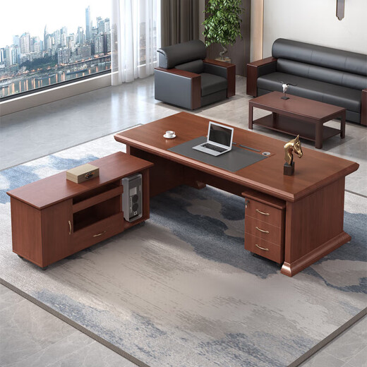 Semphia new Chinese style boss desk desk office manager desk simple high-end elegant desk