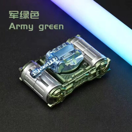 森凯哆新品儿童创意机甲坦克指尖陀螺变形成人解压神器减压的玩具 (蓝绿色)炫酷坦克指尖陀螺
