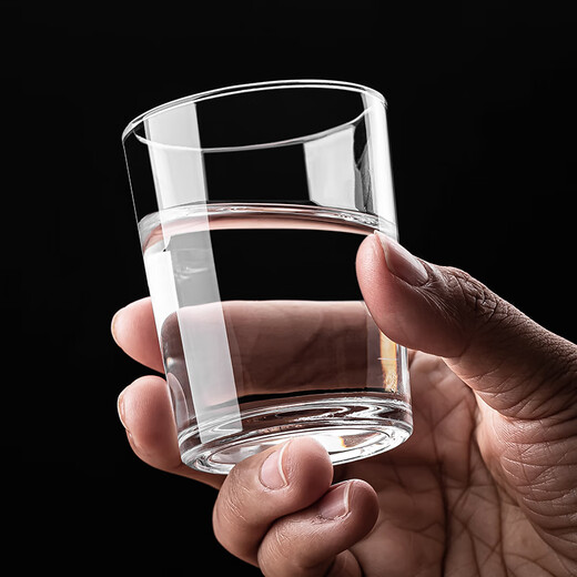 LOVWISH white wine glass dispenser set household small wine glass one-shot glass commercial two-liang 2-amount with scale 100ml wine cup two-liang white wine glass 12 pieces 100ml