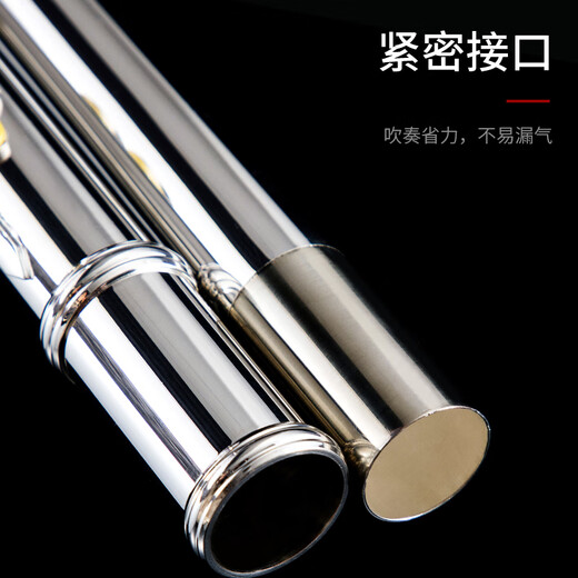 Acacia Bird Flute 16-hole closed-hole dual-purpose adult children beginners playing silver-plated flute instruments for professional performance