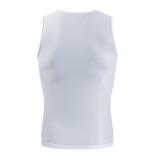 RVOUEI outdoor sports men's and women's running marathon vest quick-drying breathable road cycling vest versatile moisture wicking pure white S